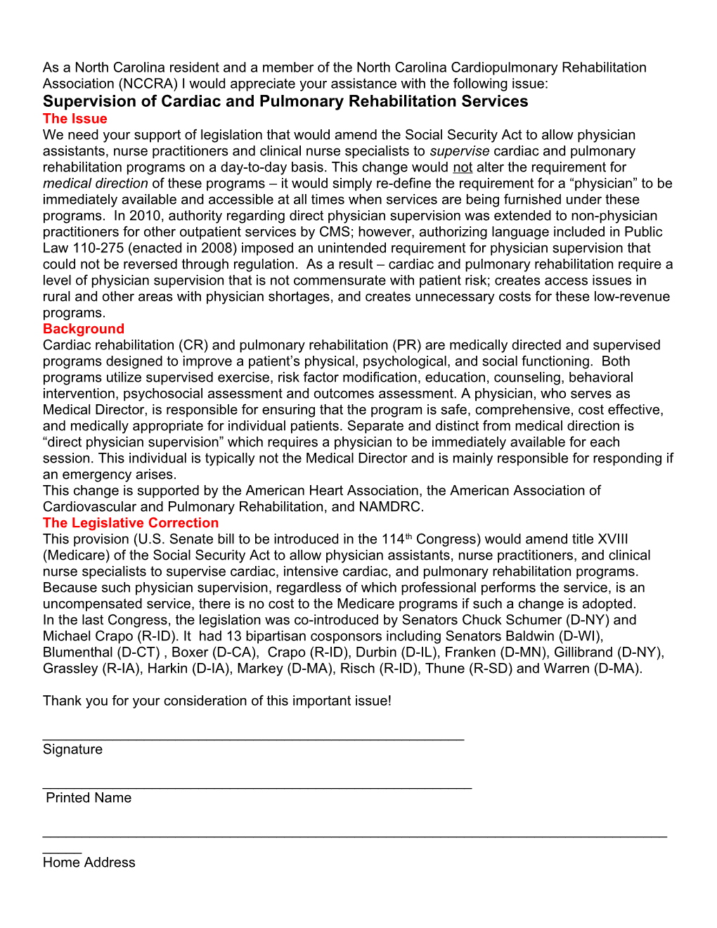 Supervision of Cardiac and Pulmonary Rehabilitation Services