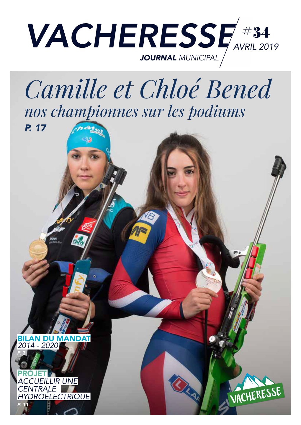 VACHERESSEAVRIL 2019 JOURNAL MUNICIPAL Camille Et Chloé Bened Nos Championnes Sur Les Podiums P