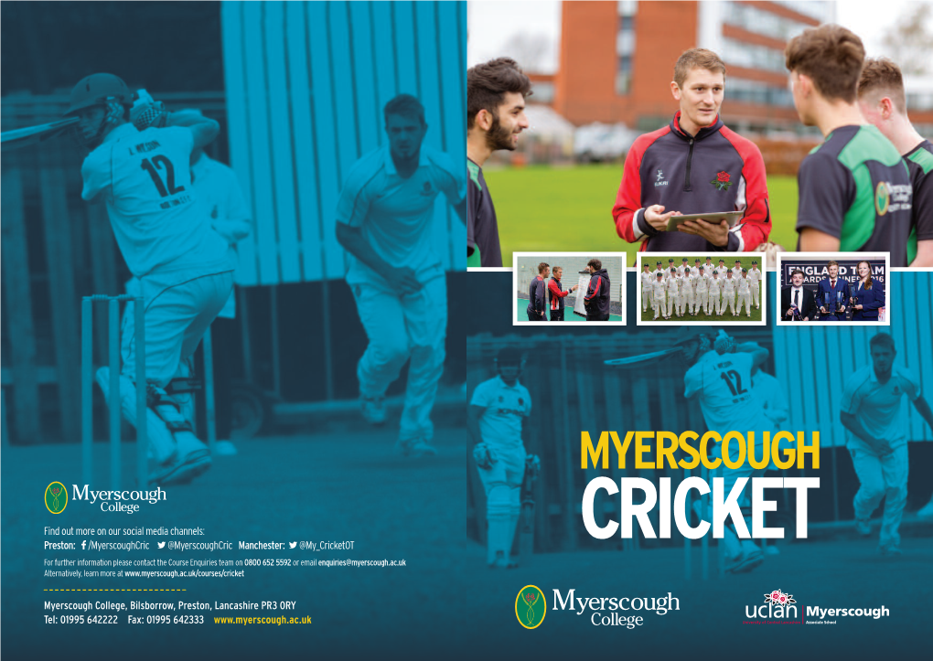 Myerscough Cricket