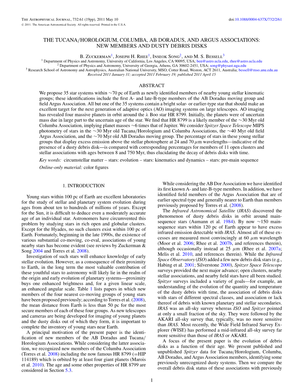 The Tucana/Horologium, Columba, Ab Doradus, and Argus Associations: New Members and Dusty Debris Disks