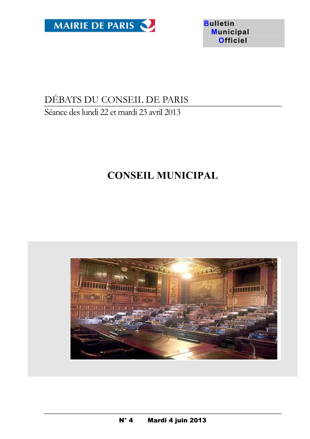 Conseil Municipal