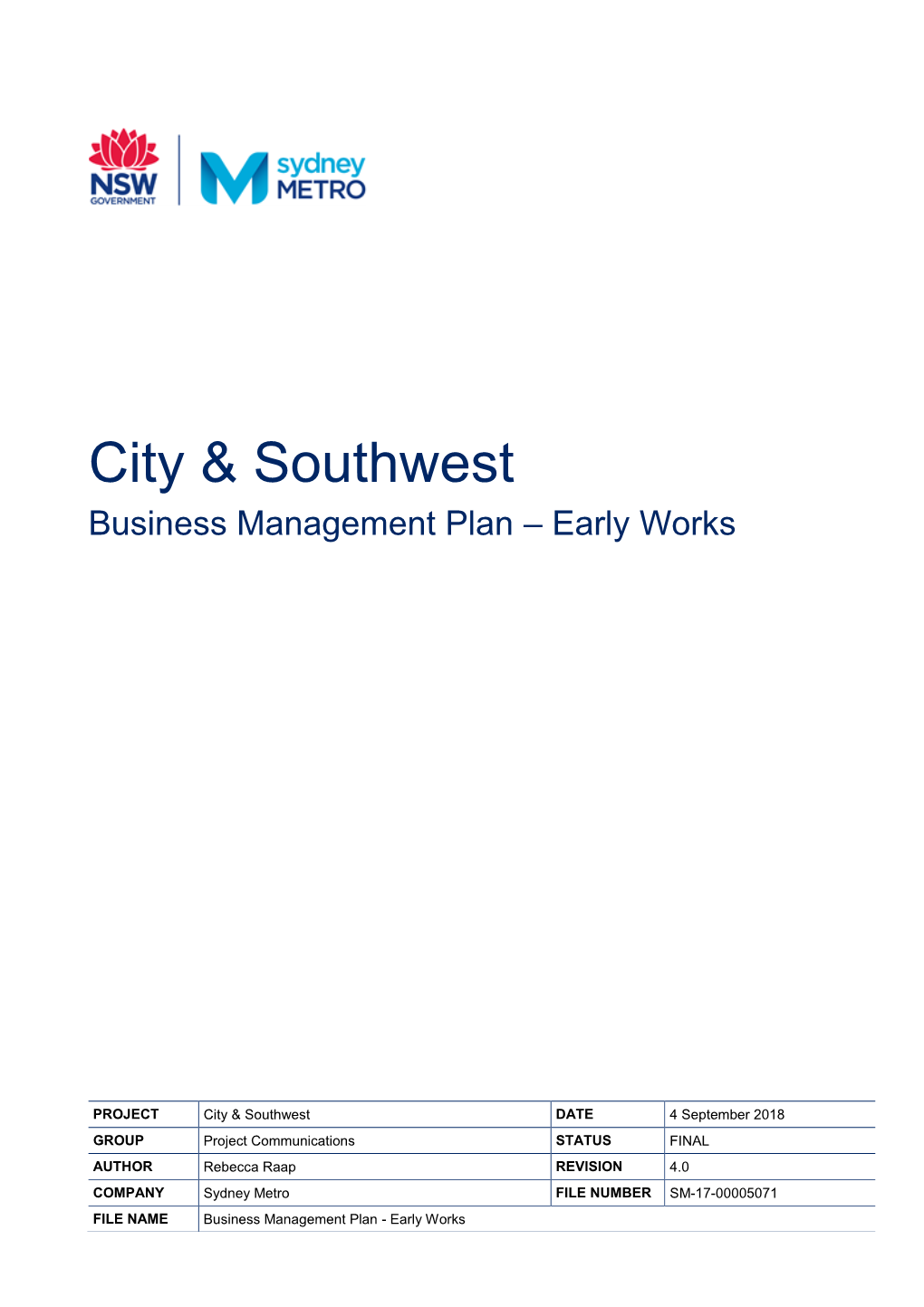 City & Southwest