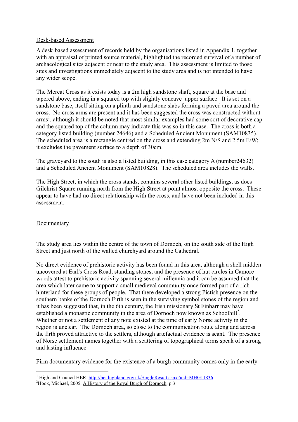 Desk-Based Assessment a Desk-Based Assessment of Records Held by the Organisations Listed in Appendix 1, Together with an Apprai