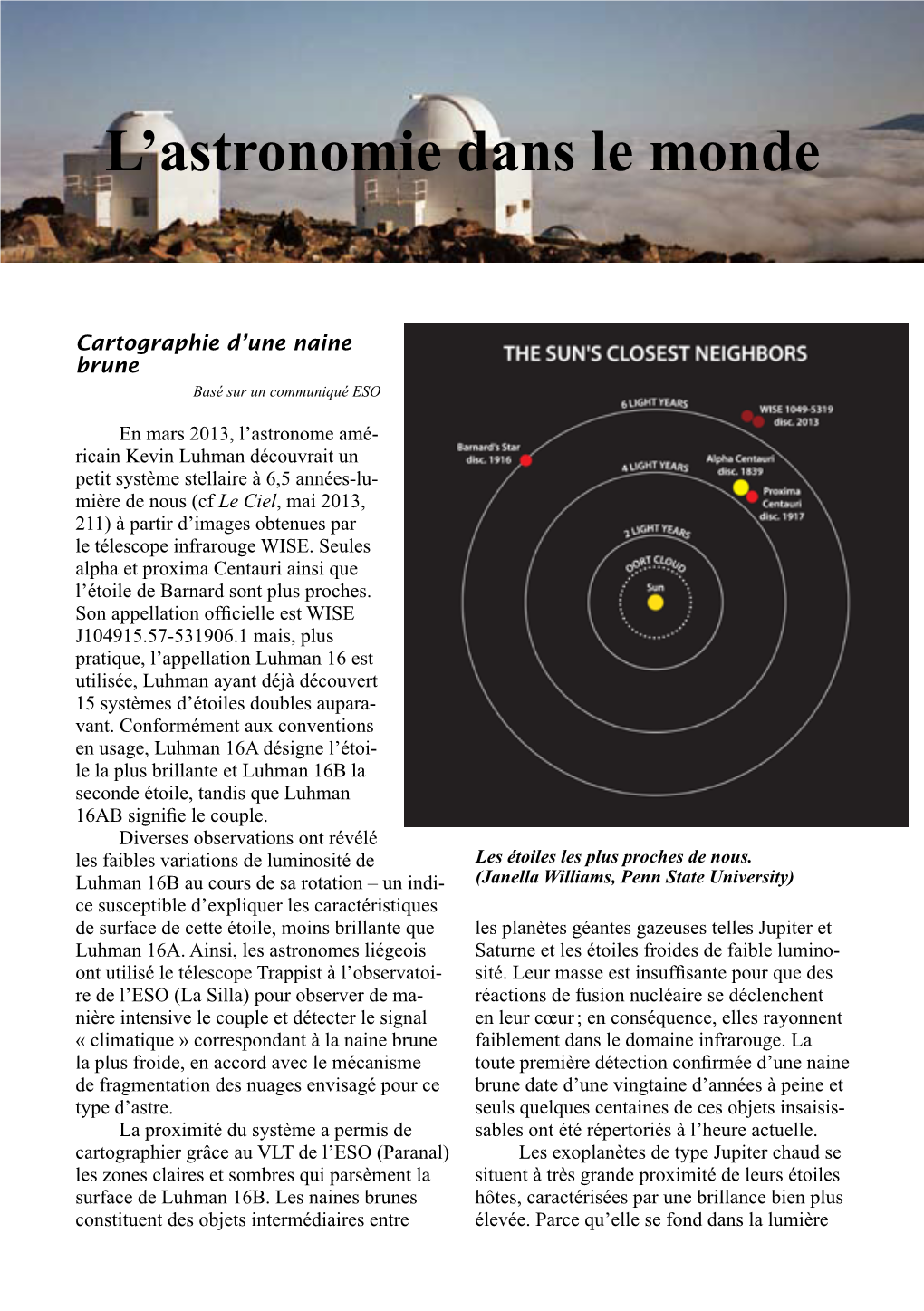 L'astronomie Dans Le Monde