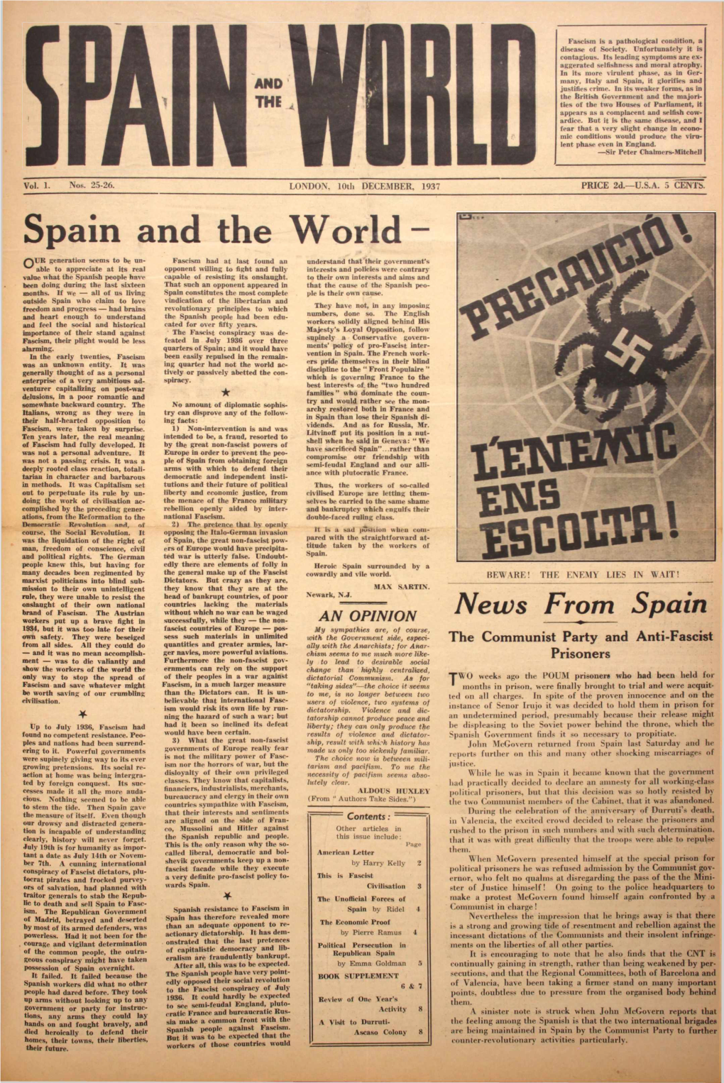 Spain and the World