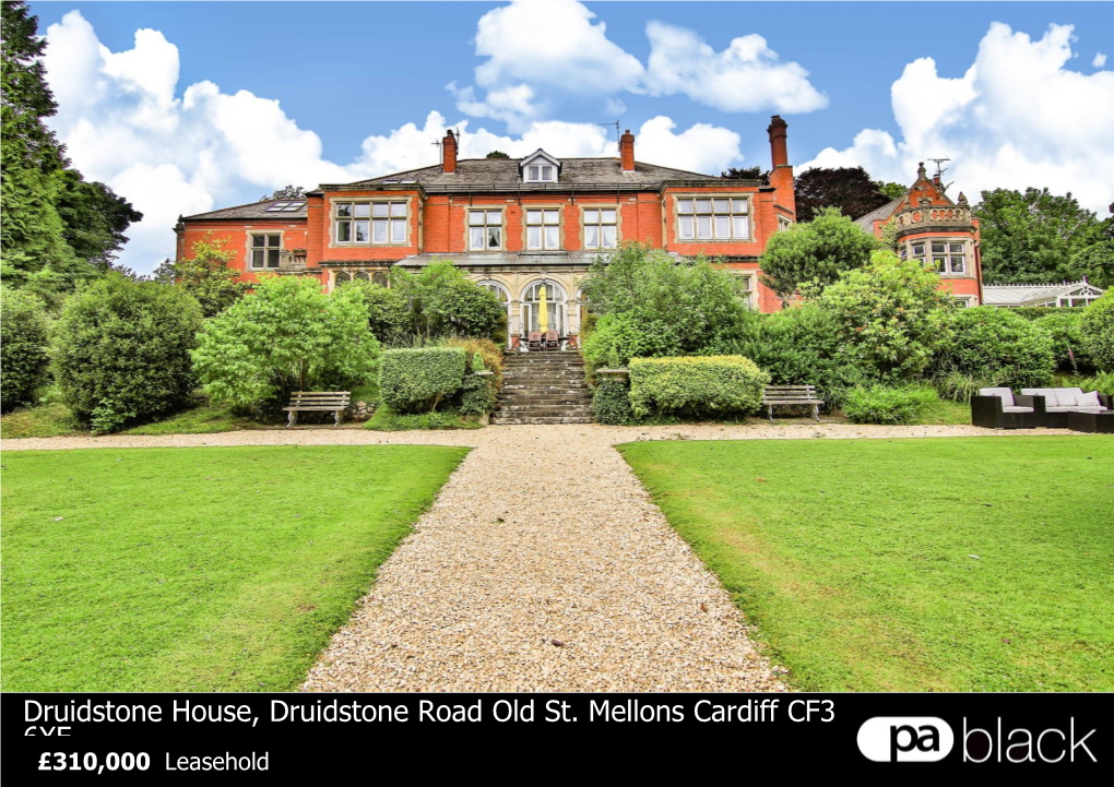 Druidstone House, Druidstone Road Old St. Mellons Cardiff CF3 6XF