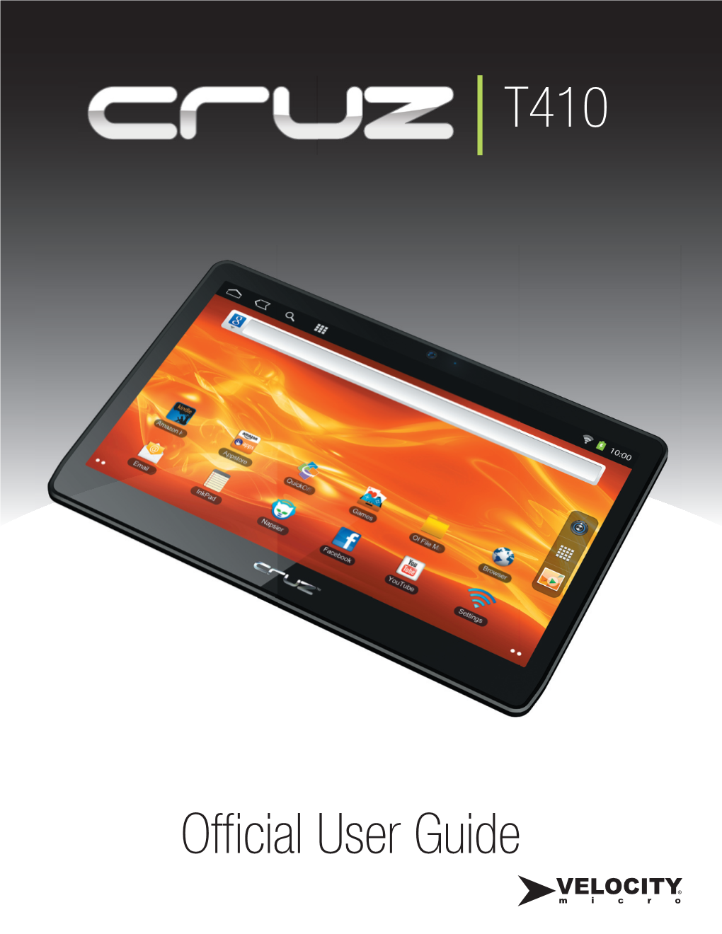 Velocity Micro Cruz T410 Manual