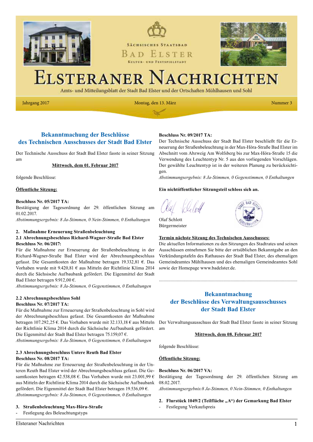 Amtsblatt Nr. 3