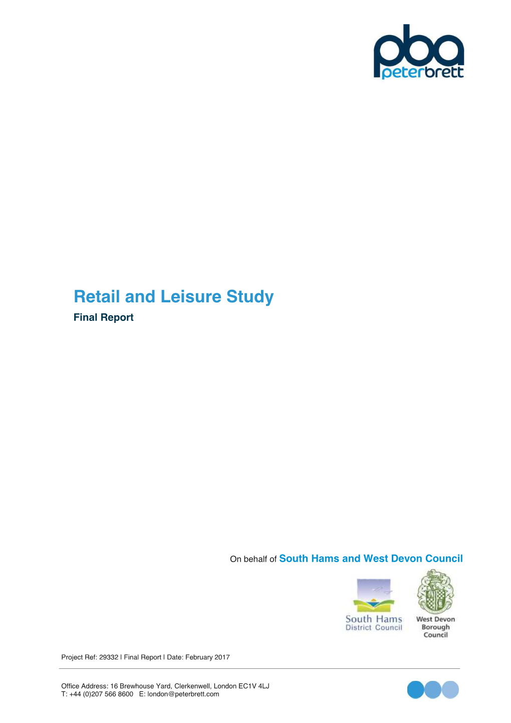 Retail and Leisure Study Final Report