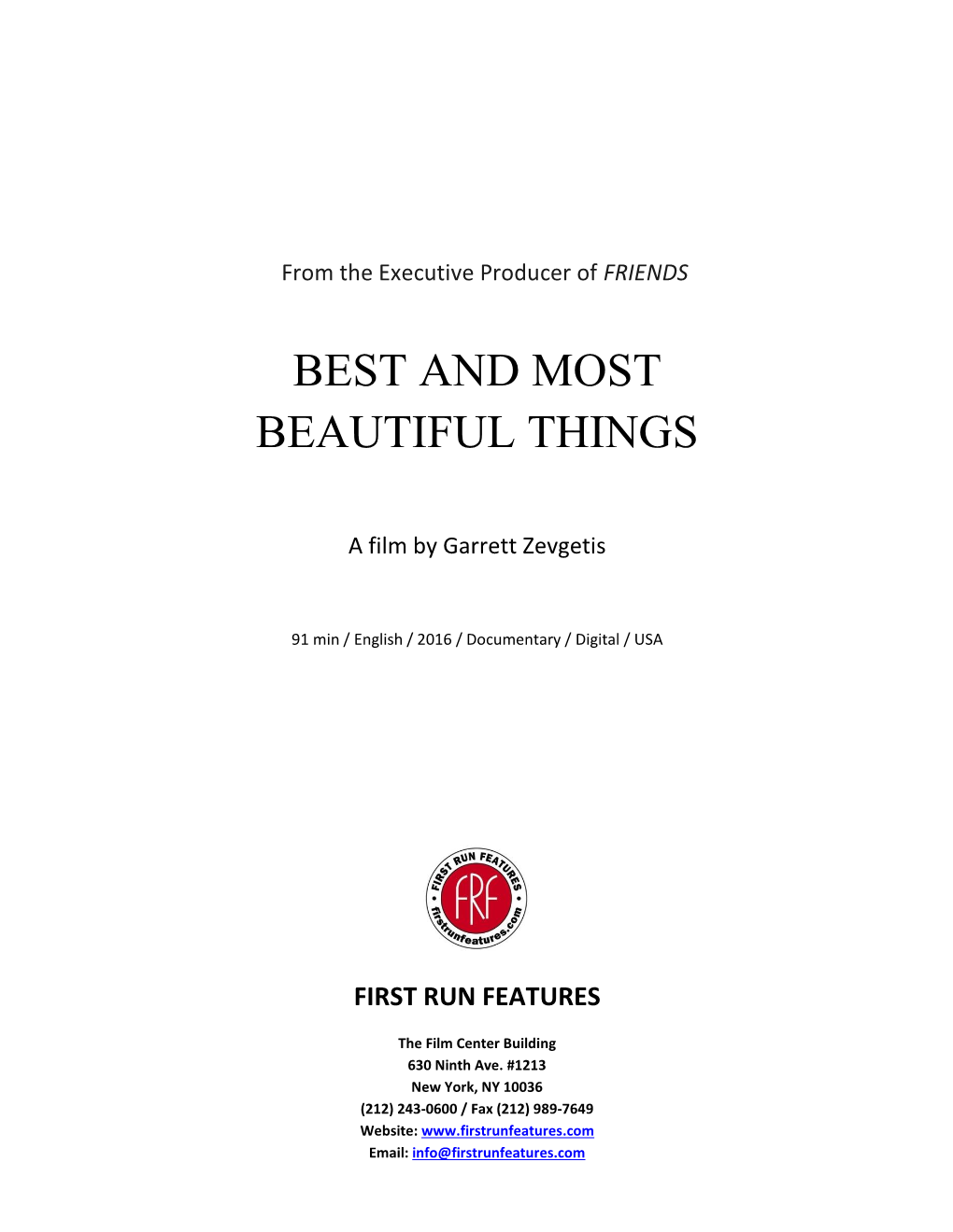 Best and Most Beautiful Things