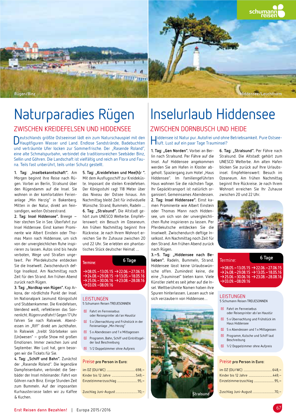 Inselurlaub Hiddensee Naturparadies Rügen