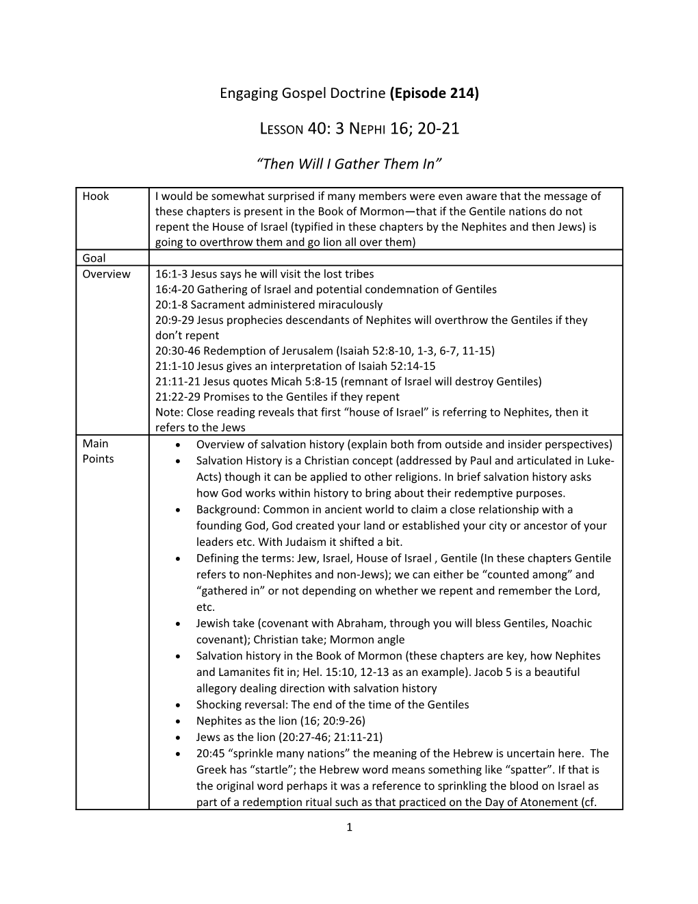 Engaging Gospel Doctrine (Episode 214)