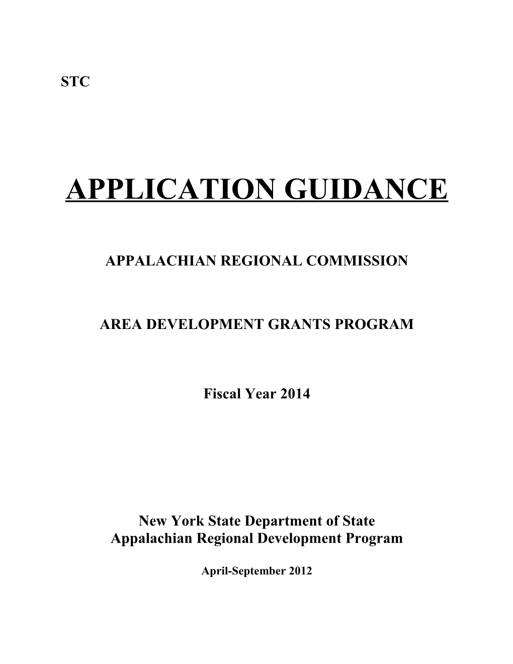 Application Guidance