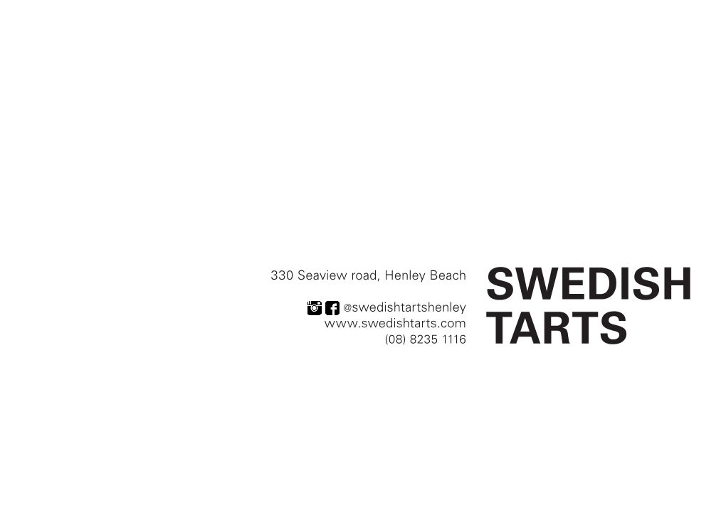 Swedish Tarts