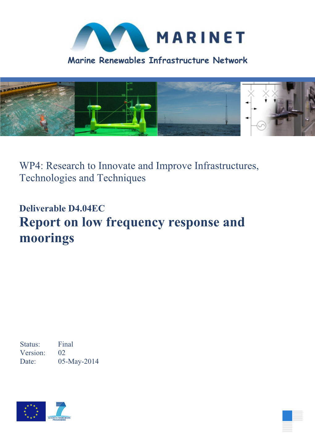 D4.04 Report on Low Frequency Response and Moorings