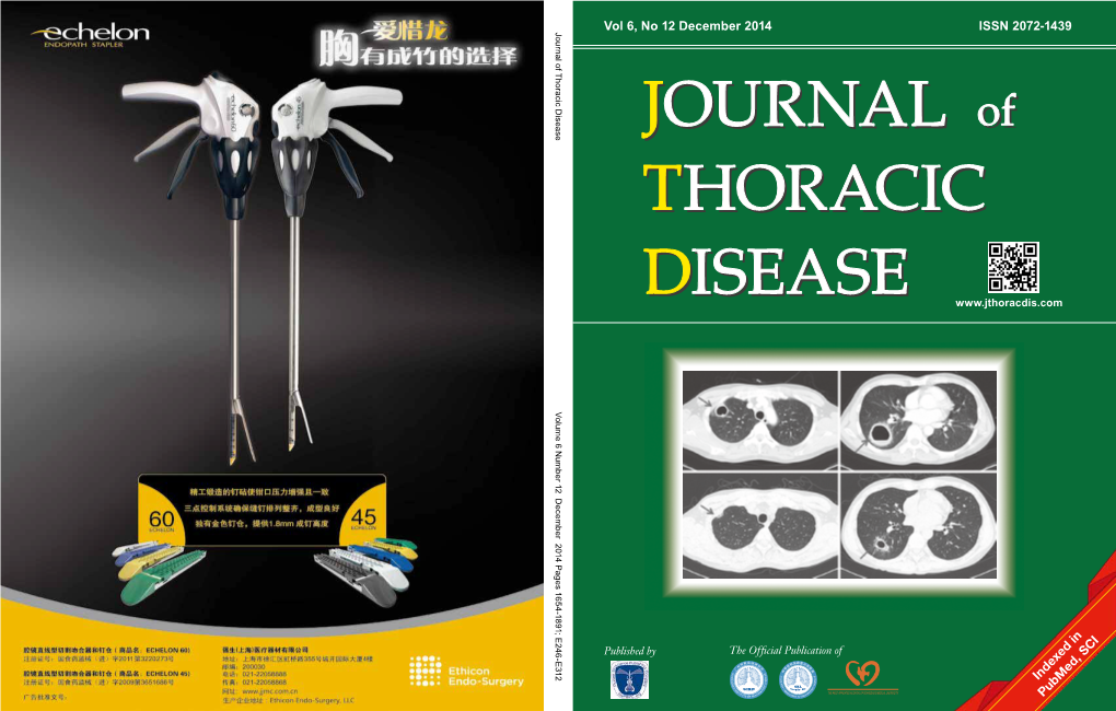 Vol 6, No 12 December 2014 ISSN 2072-1439 Indexed in Pubm Ed