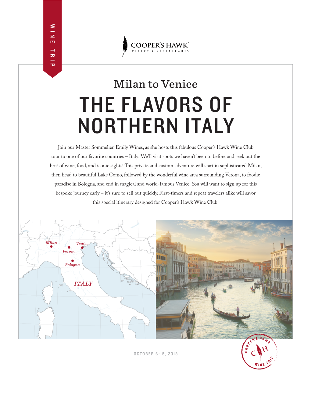 The Flavors of Northern Italy