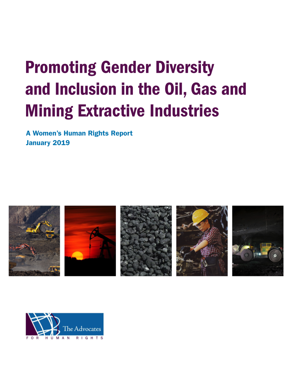 Promoting Gender Diversity and Inclusion in the Oil, Gas and Mining Extractive Industries