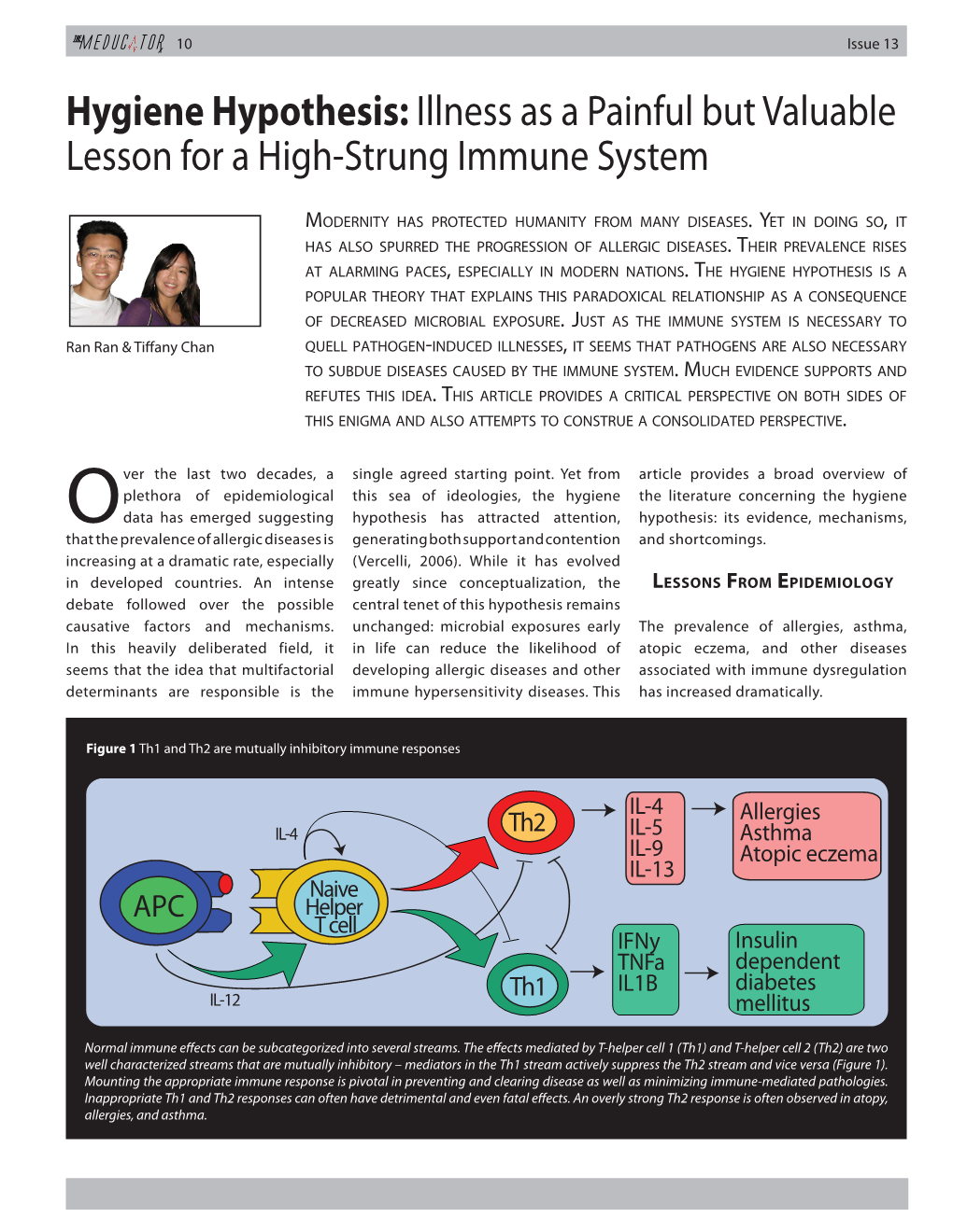 Hygiene Hypothesis: Illness As a Painful but Valuable Lesson for a High-Strung Immune System