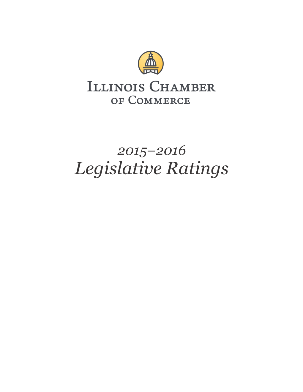 2015-2016 Legislative Ratings