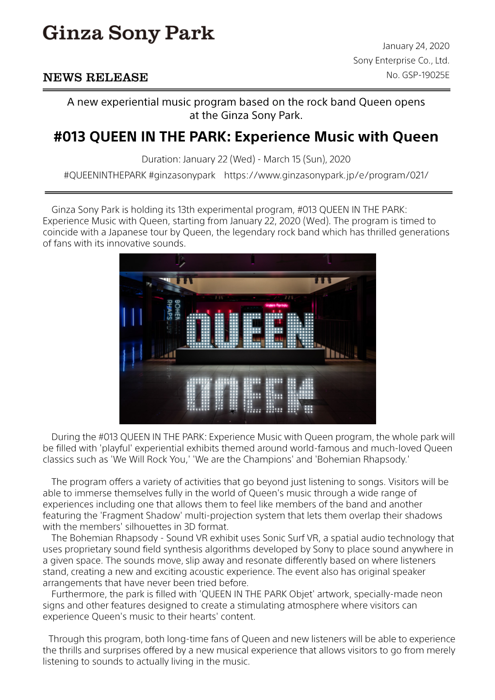 013 QUEEN in the PARK: Experience Music with Queen