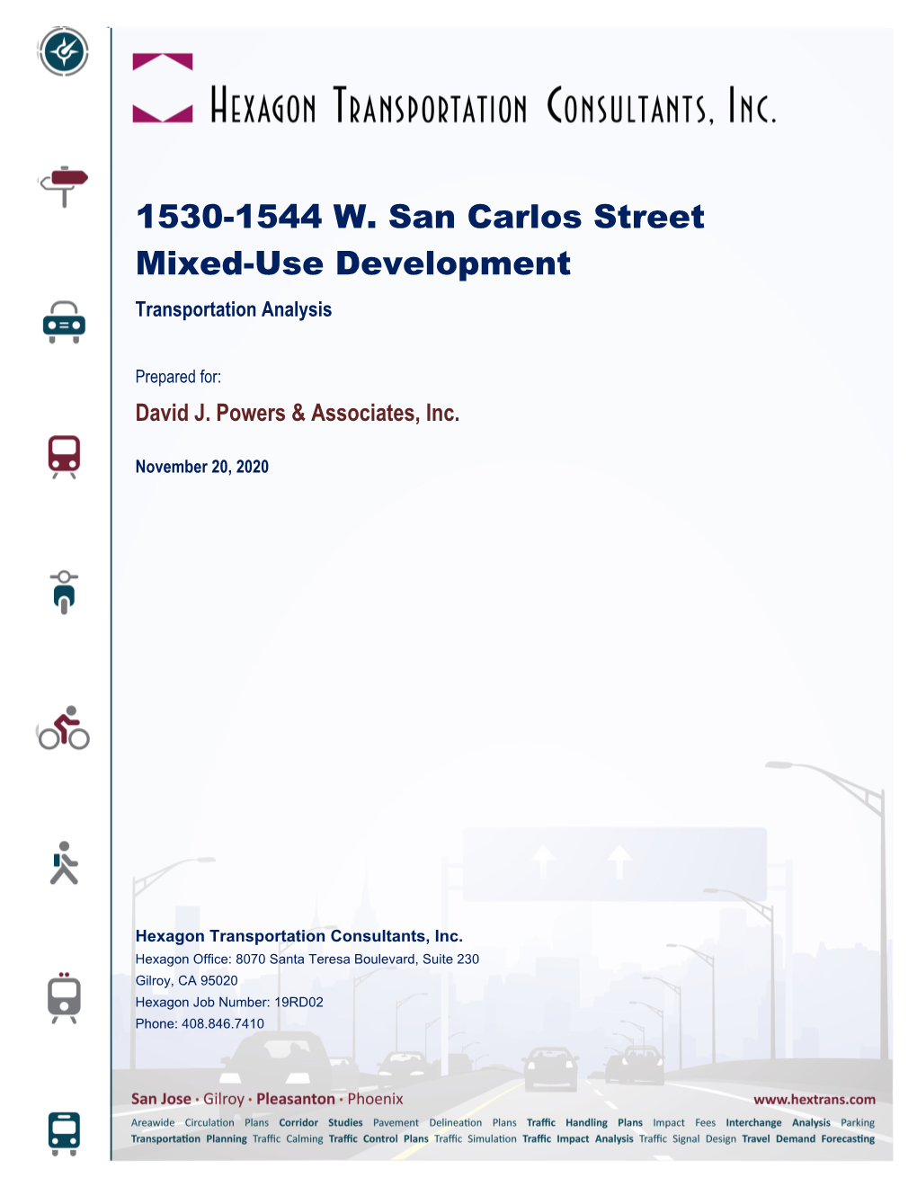 1530-1544 W. San Carlos Street Mixed-Use Development Transportation Analysis
