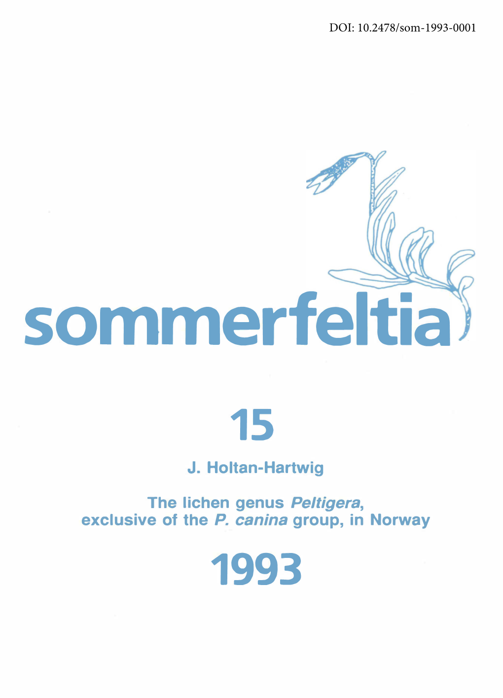 Sommerfeltia 15 J