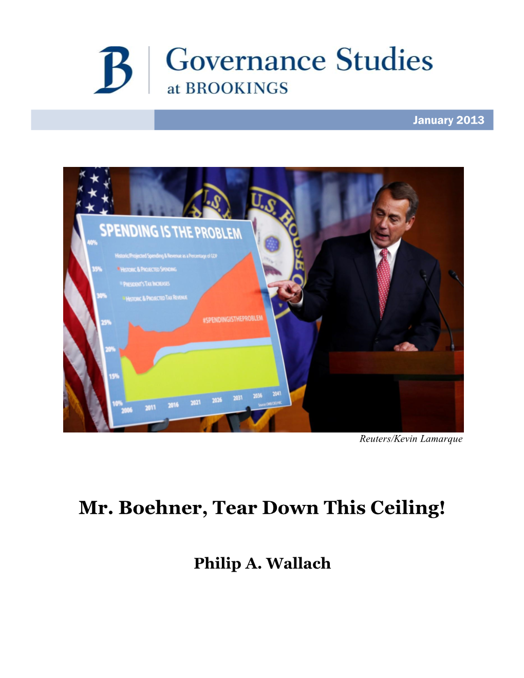 Mr. Boehner, Tear Down This Ceiling!