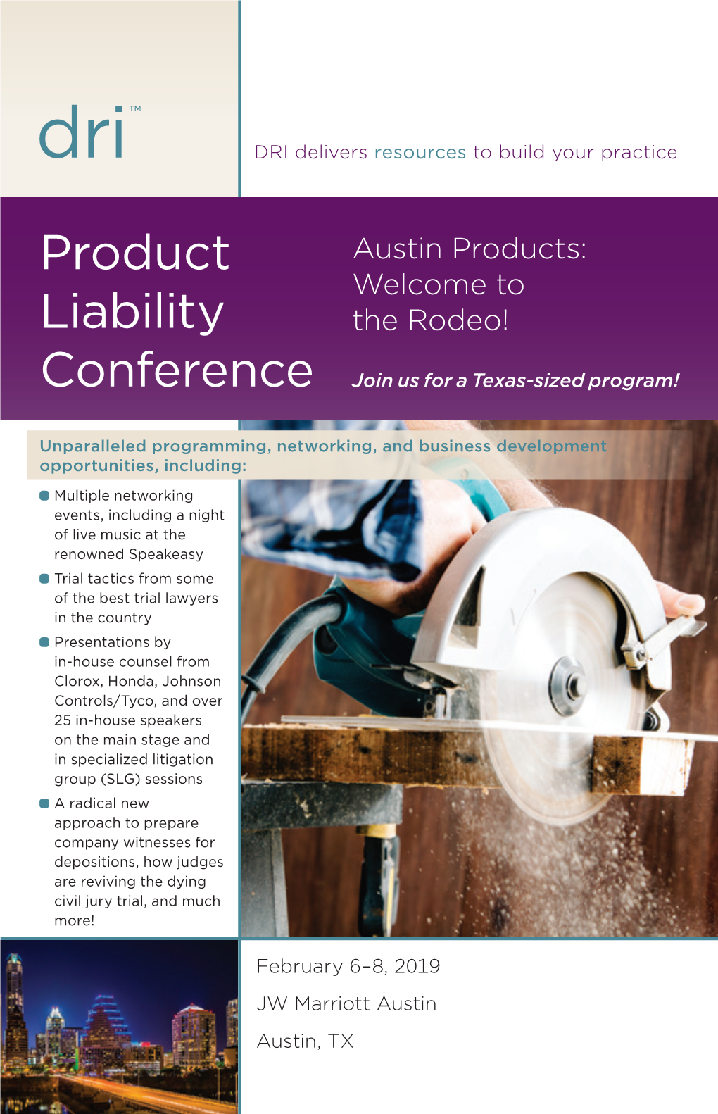Product Liability Conference 2019