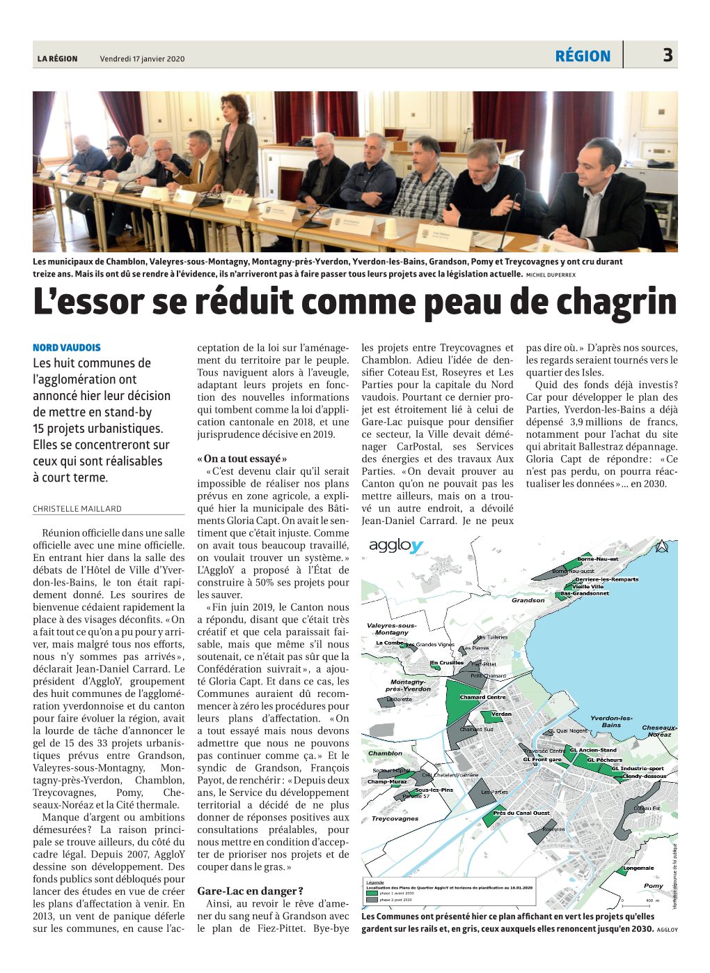 "L'essor Se Réduit Comme Peau De Chagrin" (17.01.2020)