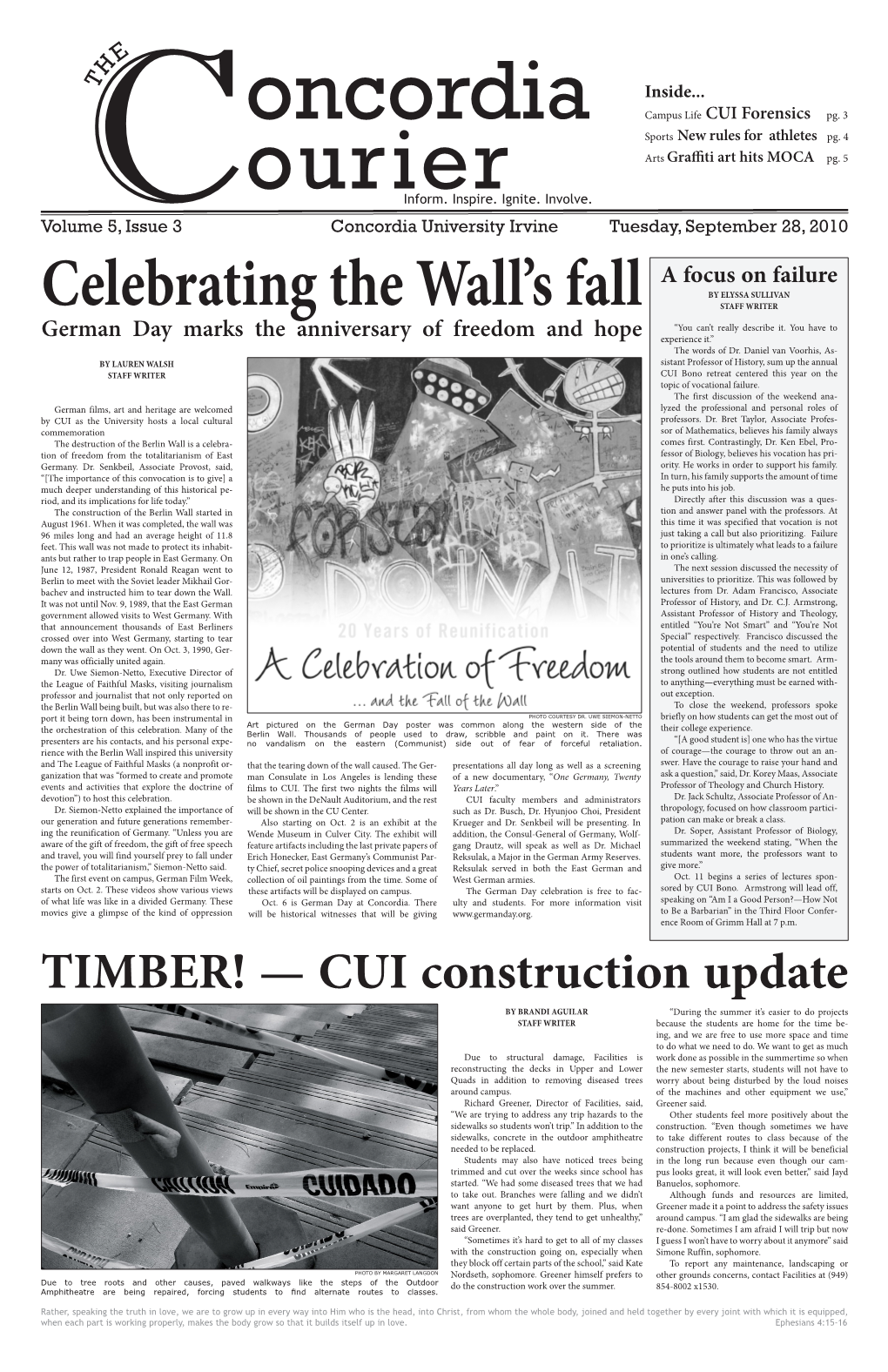 Celebrating the Wall's Fall