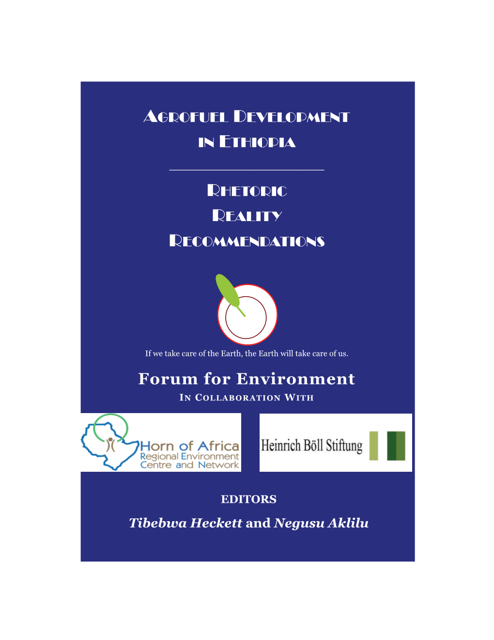 Forum for Environment in COLLABORATION WITH