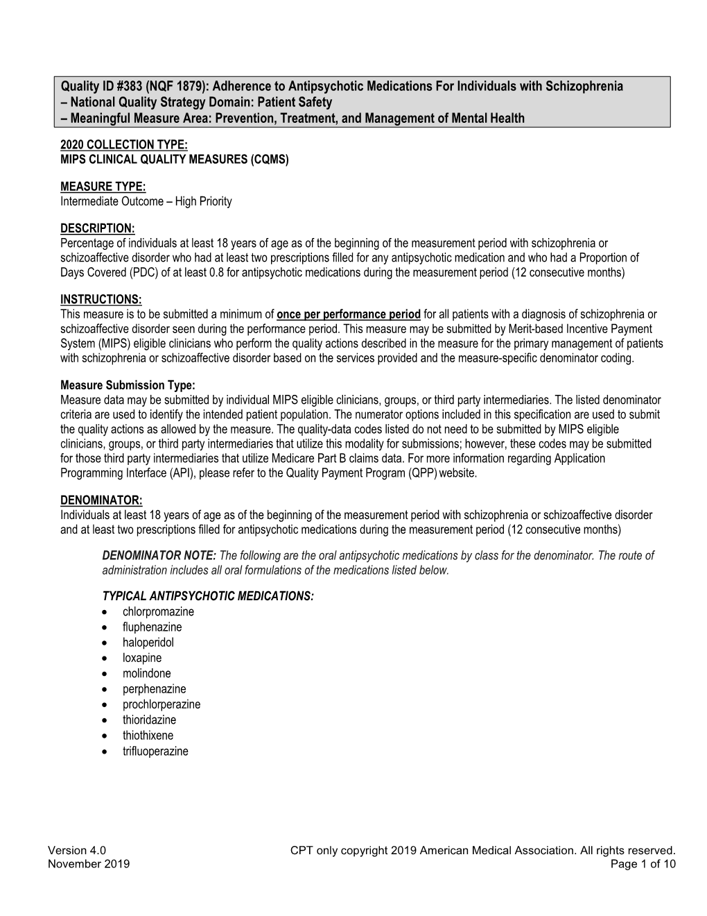 Adherence to Antipsychotic Medications for Individuals