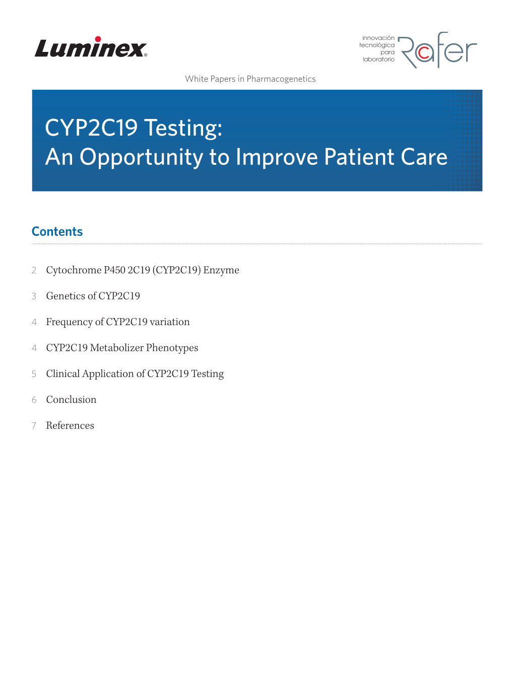 CYP2C19 Testing: an Opportunity to Improve Patient Care