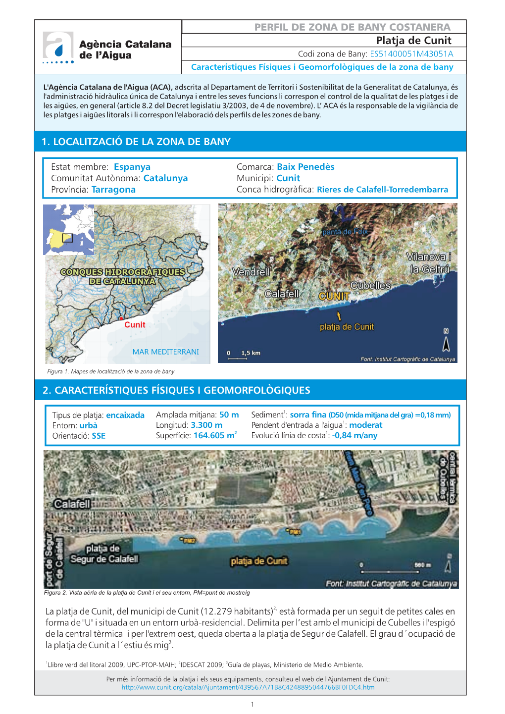 Perfil De Platges Cunit