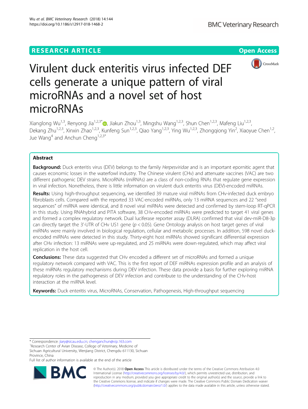 Downloaded from the Ensembl Database ( Wu Et Al