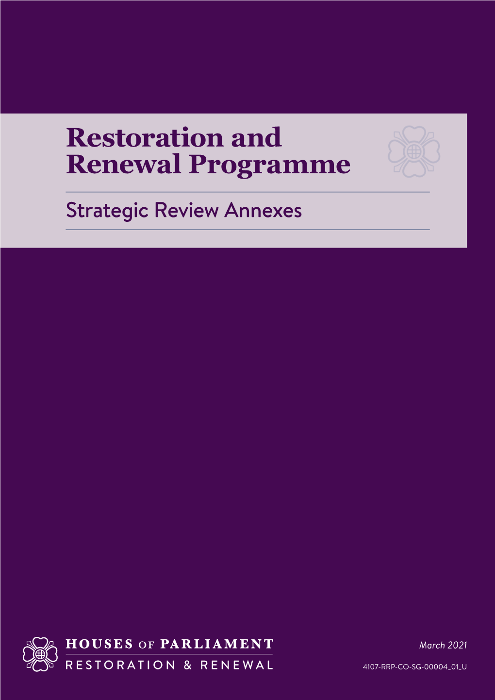 Strategic Review Annexes
