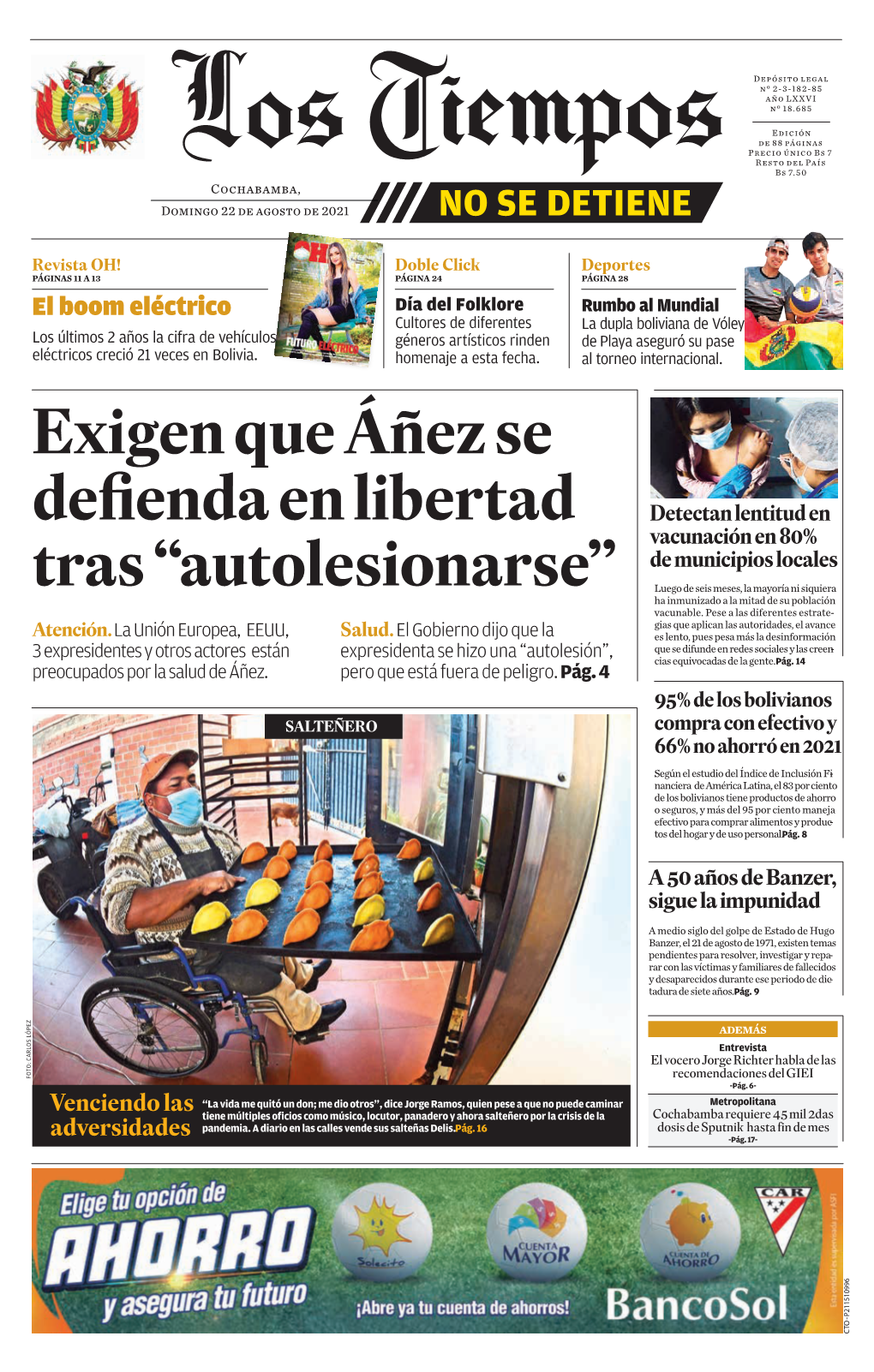 Exigen Que Áñez Se Defienda En Libertad Tras “Autolesionarse”