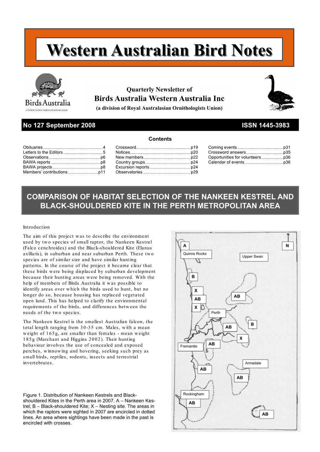 Western Australian Bird Notes