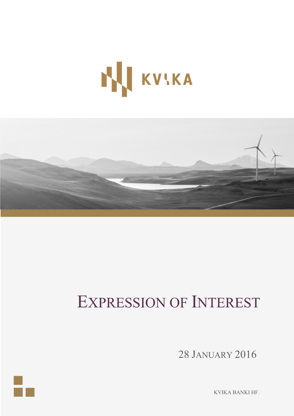 Expression of Interest