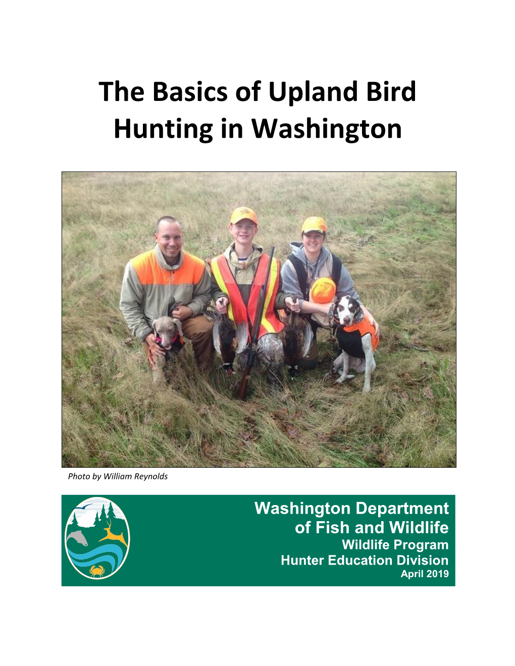 The Basics of Upland Bird Hunting in Washington