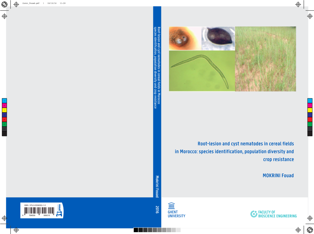 Root-Lesion and Cyst Nematodes in Cereal Fields in Morocco