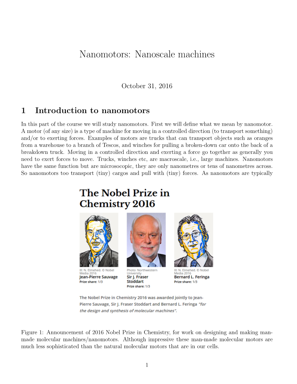 Nanomotors: Nanoscale Machines