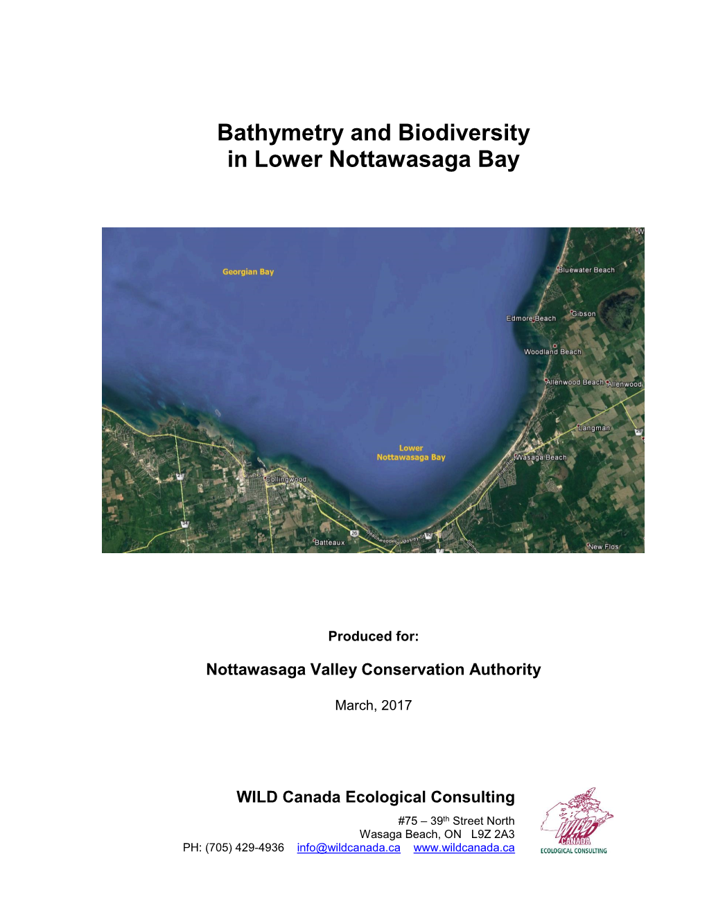 Bathymetry and Biodiversity in Nottawasaga Bay Report