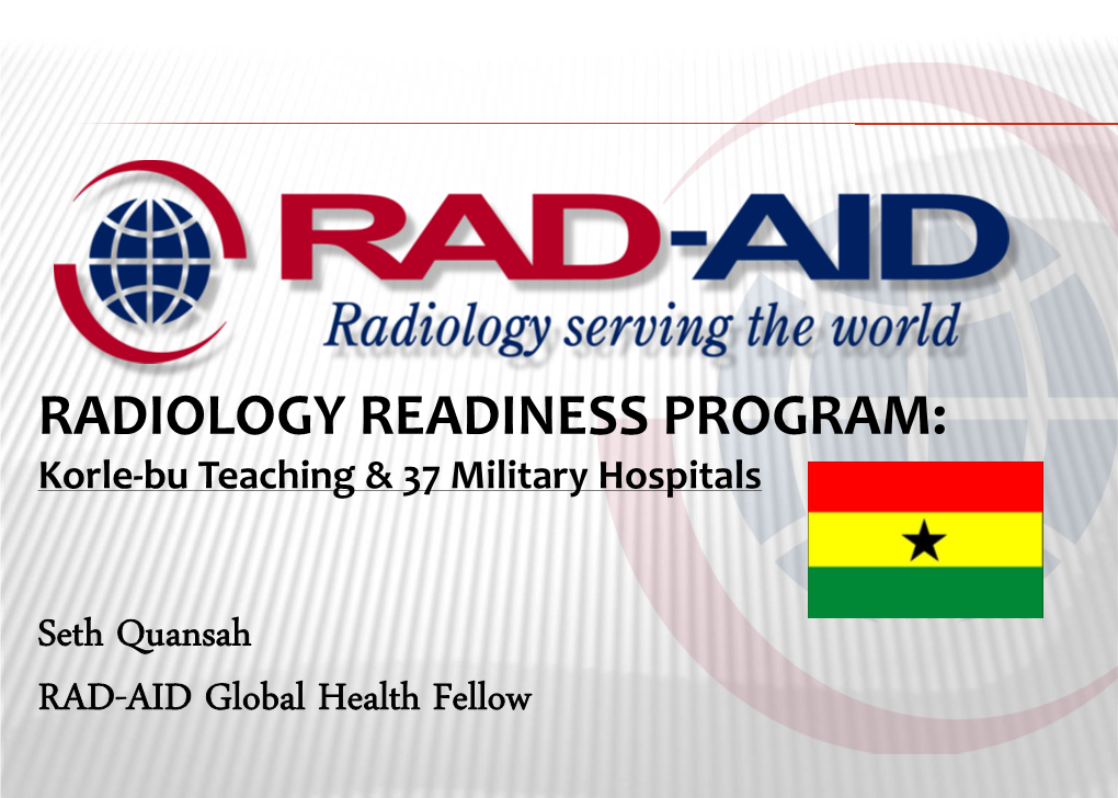 Korle-Bu Teaching & 37 Military Hospitals