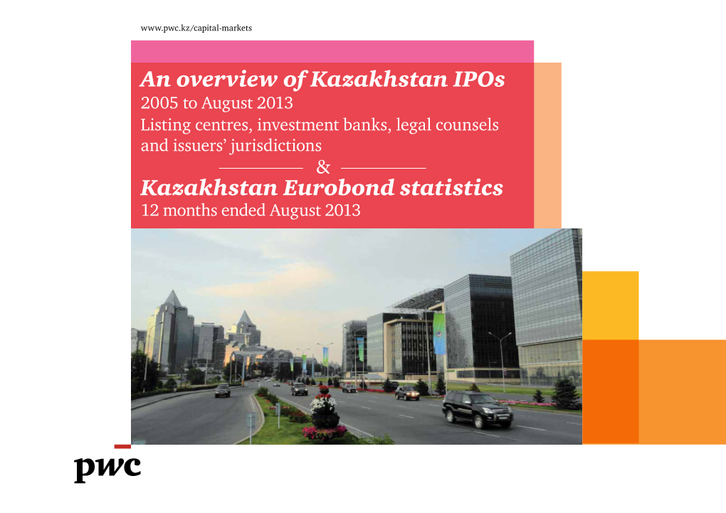 An Overview of Kazakhstan Ipos Kazakhstan Eurobond Statistics