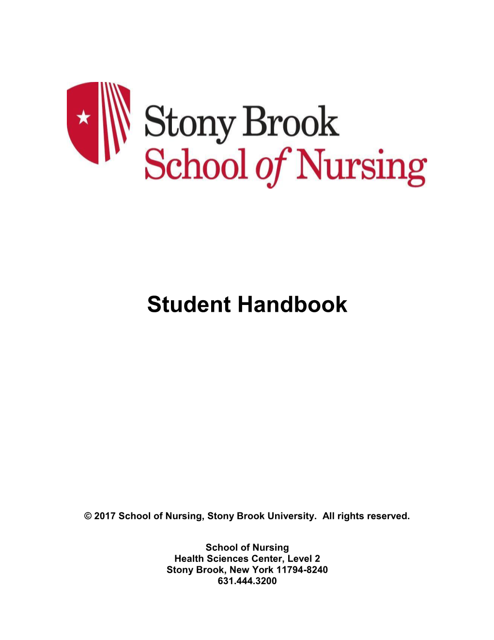 Student Handbook