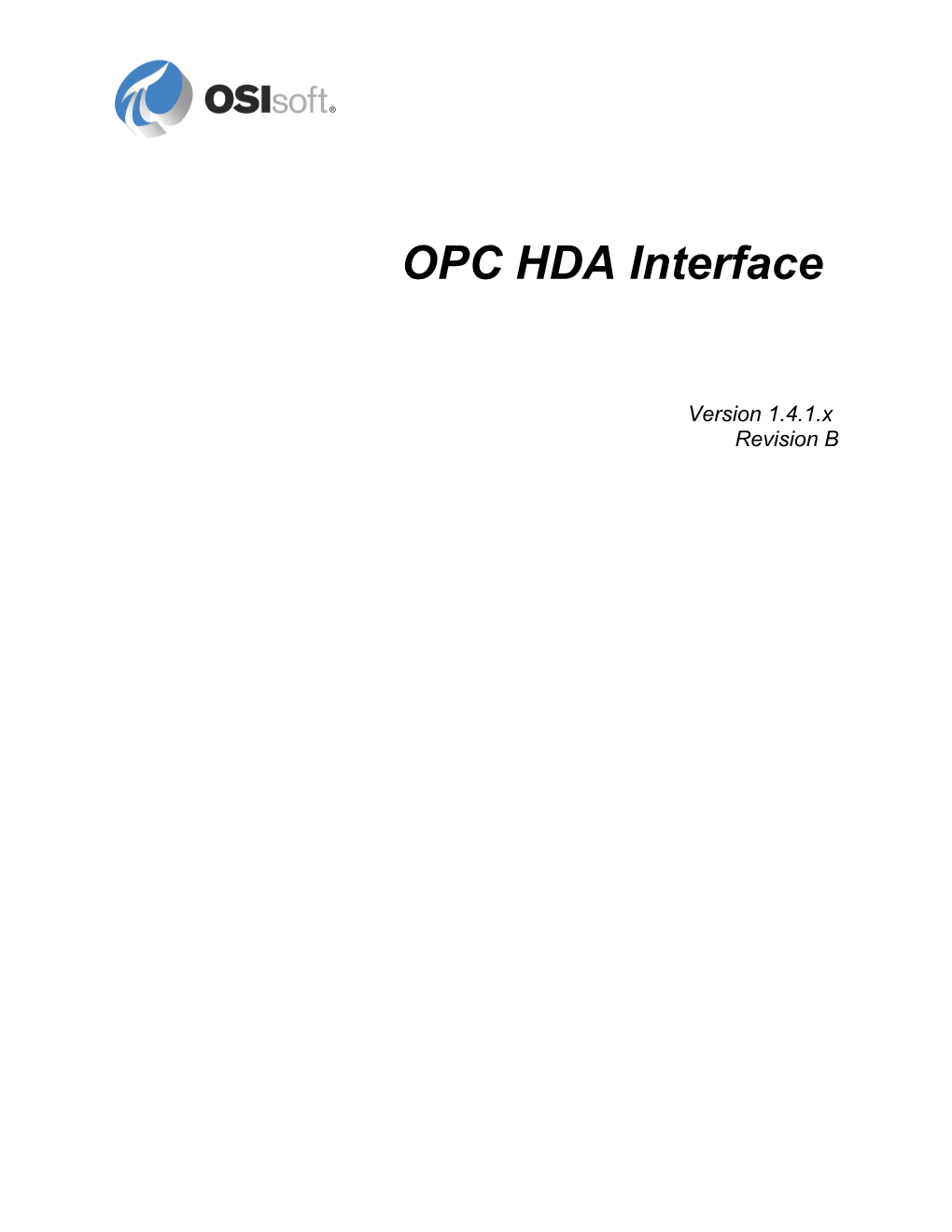 OPC HDA Interface