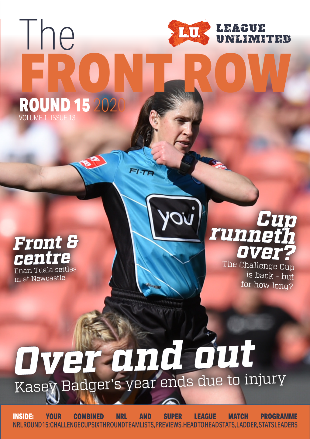 The FRONT ROW ROUND 15 2020 VOLUME 1 · ISSUE 13