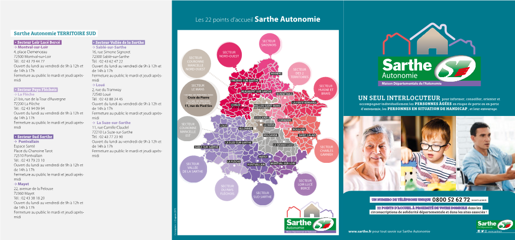 Les 22 Points D'accueil Sarthe Autonomie